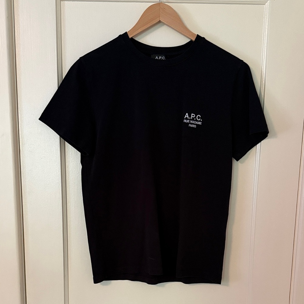 A.P.C. Men's Classic Black Tee